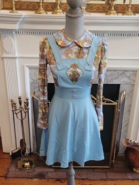 Vtg Native American Princess Jumper Dress